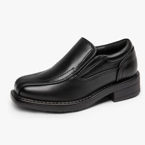Elegant Black Kids Dress Shoes